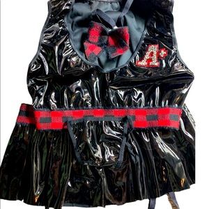 Sexy schoolgirl halloween costume.